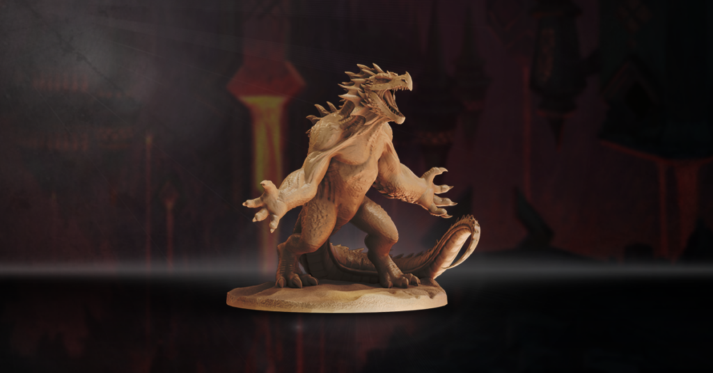 Exor Dragonkin miniature