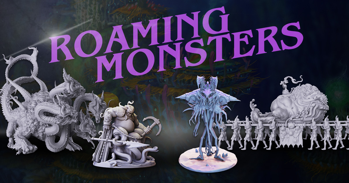 Roaming Monsters graphic header